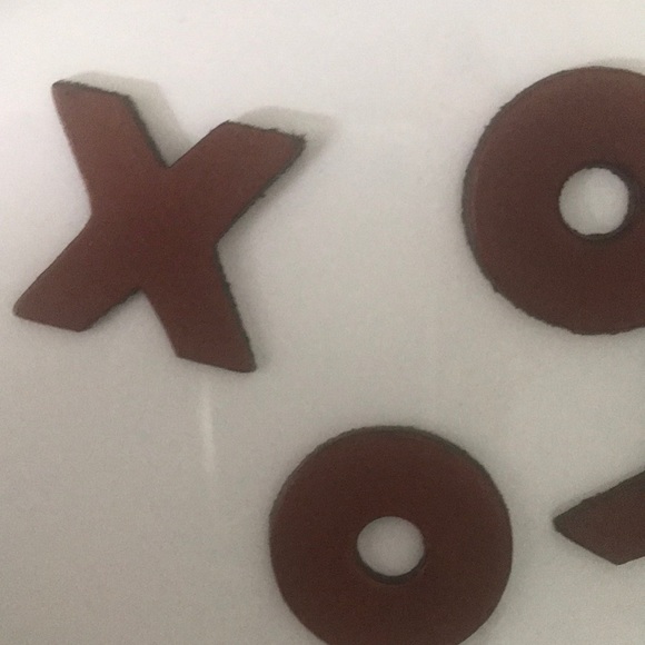 Banana Republic leather & canvas Tic Tac Toe set - Picture 2 of 6